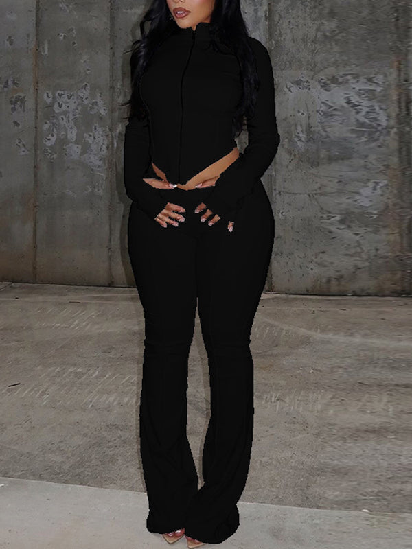 Motionkiller Solid Zip Top & Pants Set