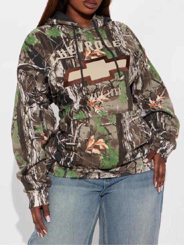 Printed Pullover Hoodie