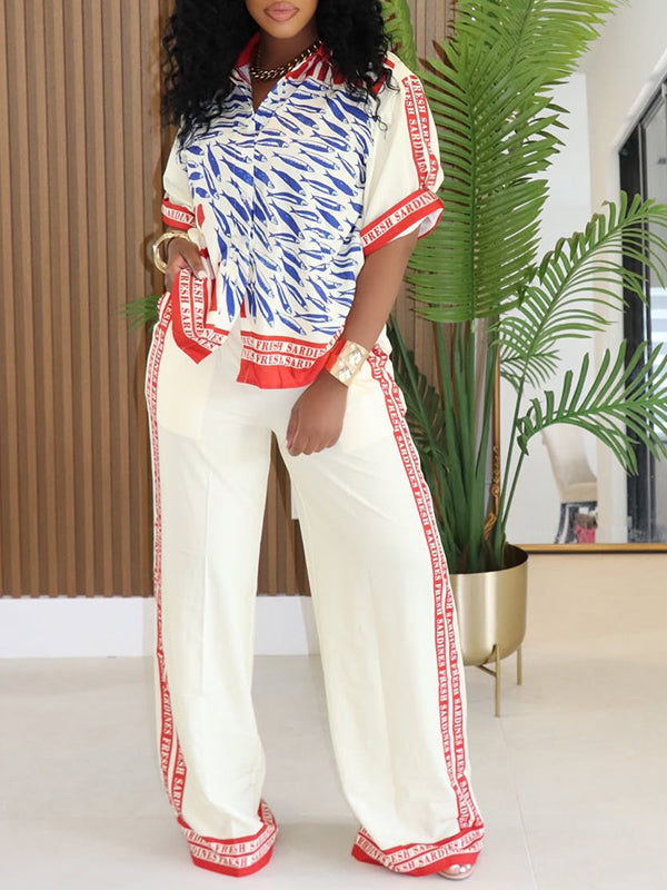 Motionkiller Printed Shirt & Pants Set