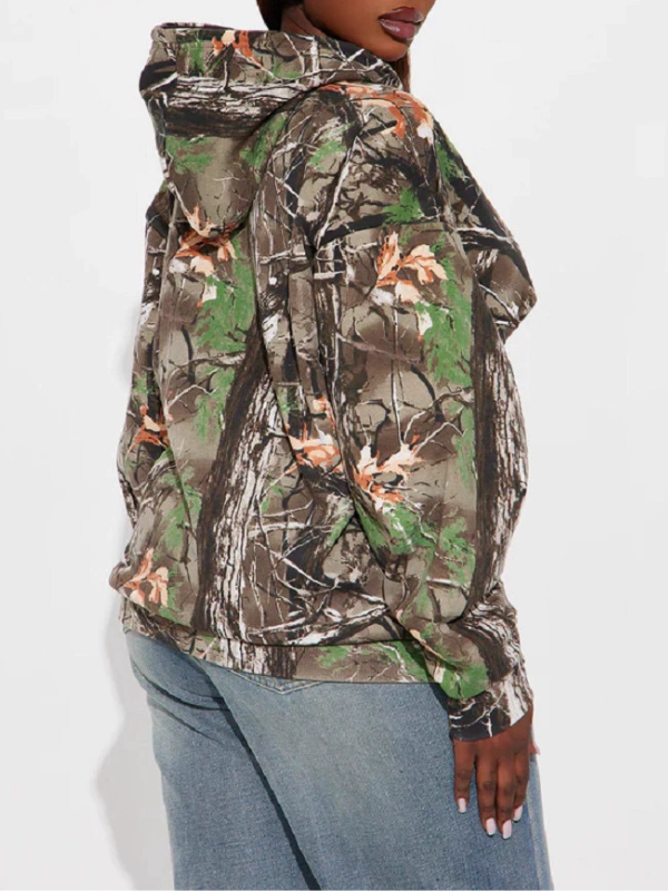 Printed Pullover Hoodie