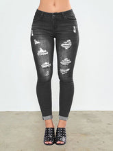 Load image into Gallery viewer, Distressed Skinny Jeans--Clearance