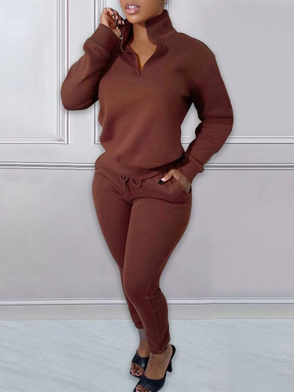 Motionkiller Zip-Front Sweatshirt & Jogger Pants Set