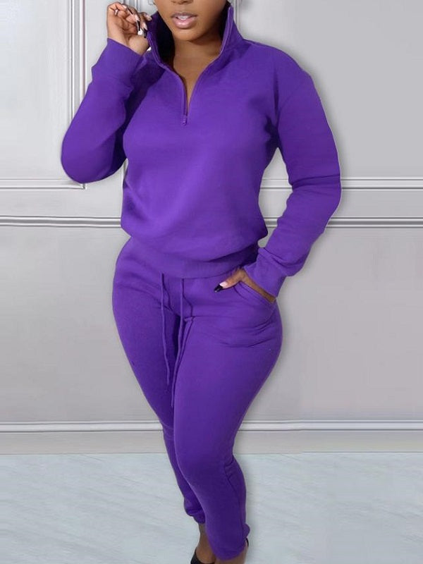 Motionkiller Zip-Front Sweatshirt & Jogger Pants Set