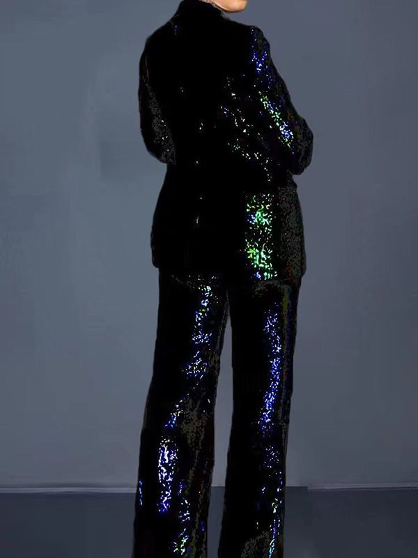 Sequin Blazer & Pants Set--Clearance