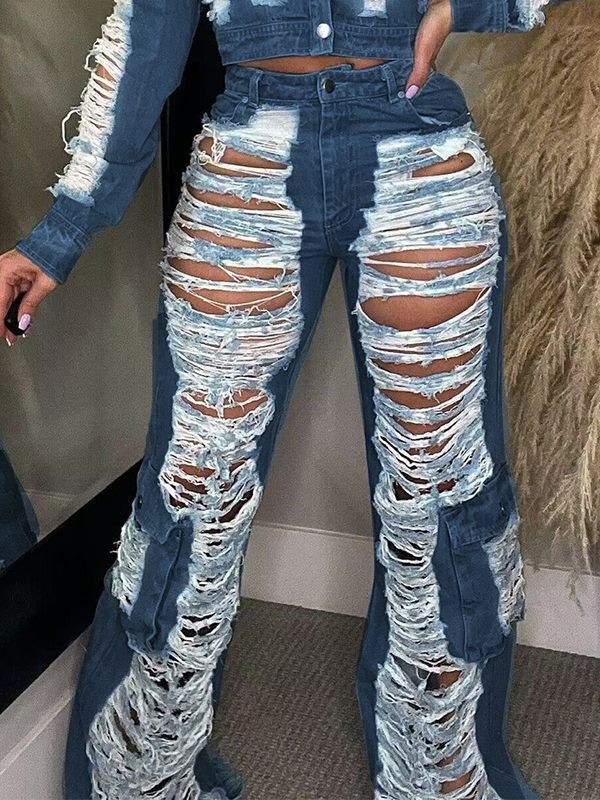 Motionkiller Ripped Cargo Jeans