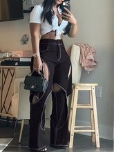 Load image into Gallery viewer, Solid Cutout Pants