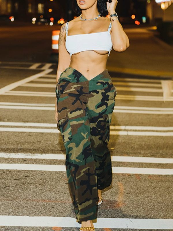 Camo Cargo Pants--Clearance