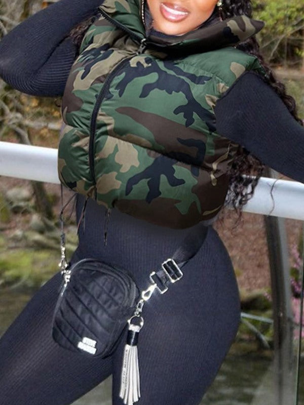 Motionkiller Camo Puffer Vest