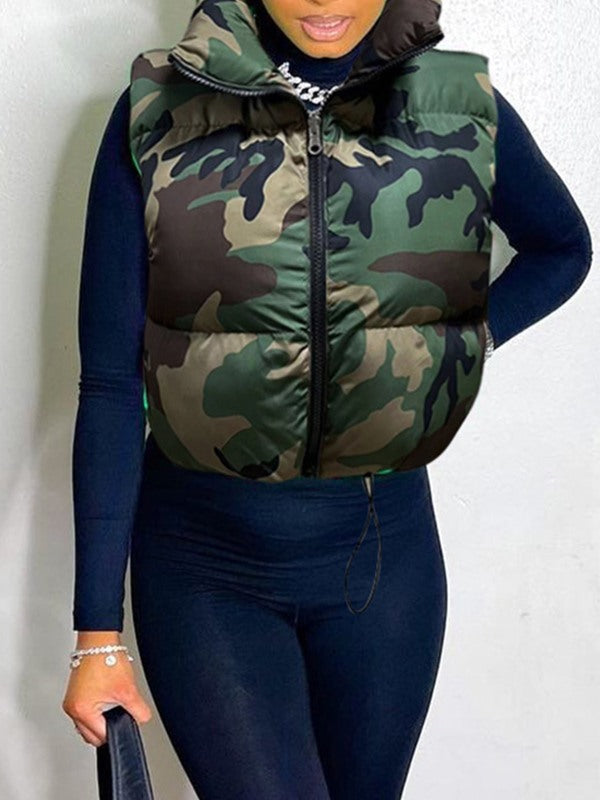 Motionkiller Camo Puffer Vest