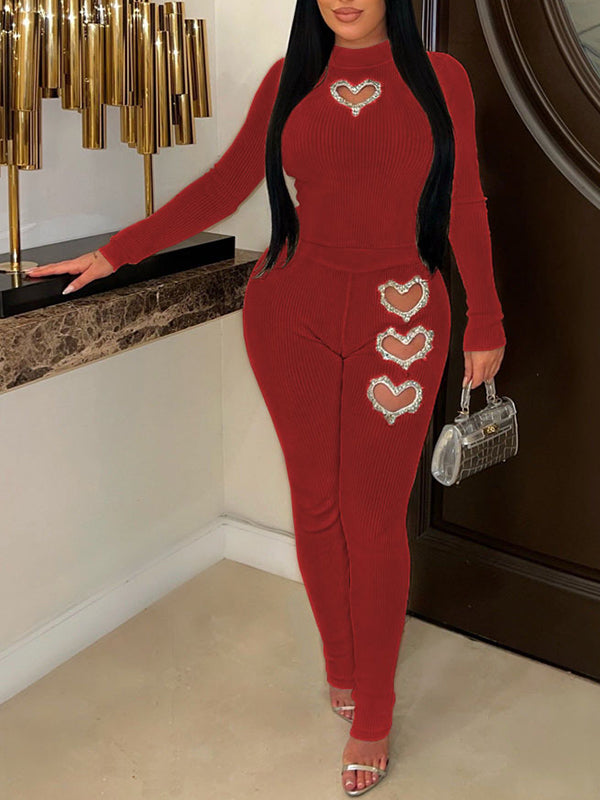 Motionkiller Heart Studded 2PC Set