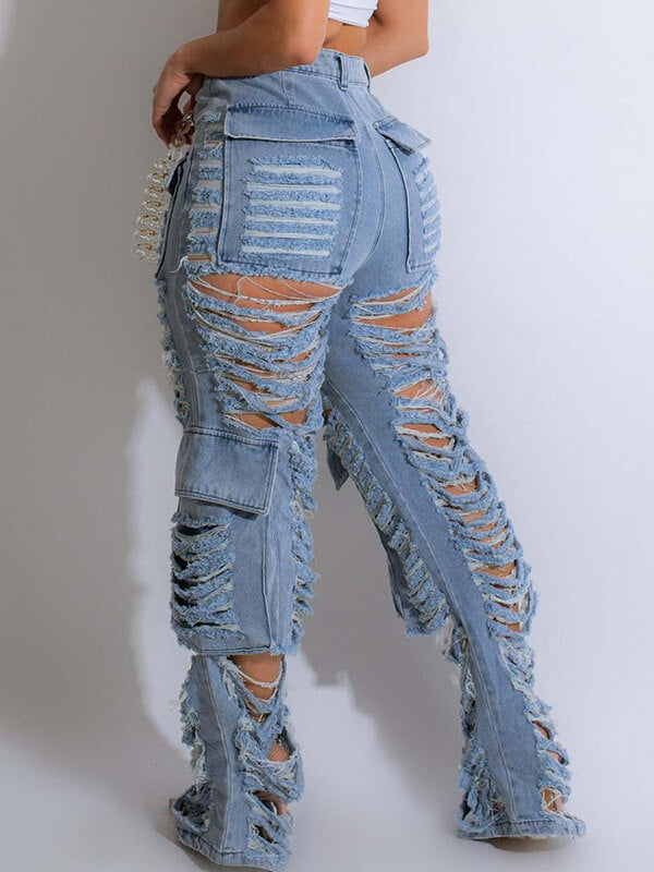 Motionkiller Ripped Cargo Jeans