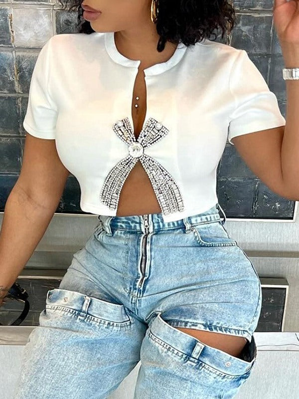 Studded Crop Top