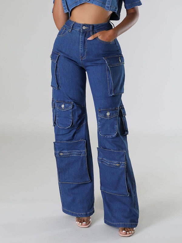 Motionkiller Wide-Leg Cargo Jeans