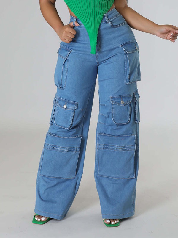 Motionkiller Wide-Leg Cargo Jeans