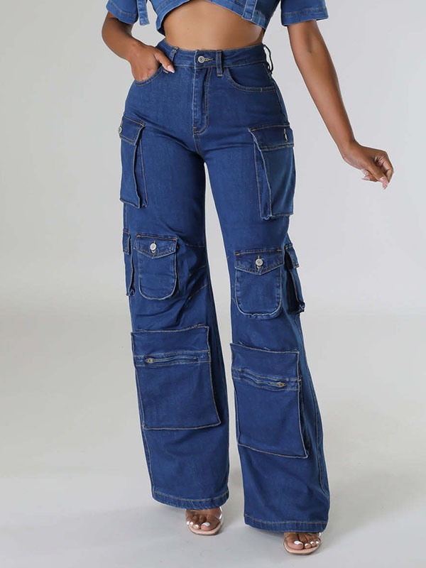 Motionkiller Wide-Leg Cargo Jeans