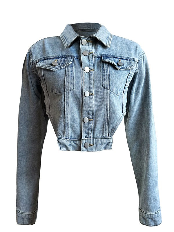 Motionkiller Asymmetric Denim Jacket