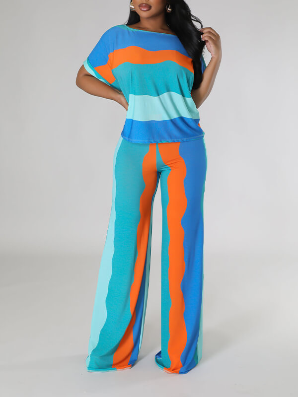 Motionkiller Colorblock Tee & Pants Set