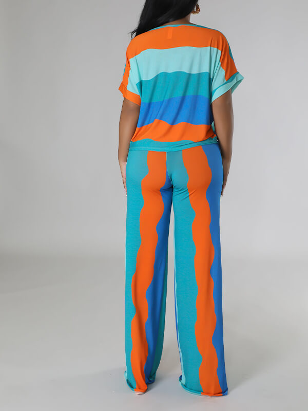 Motionkiller Colorblock Tee & Pants Set