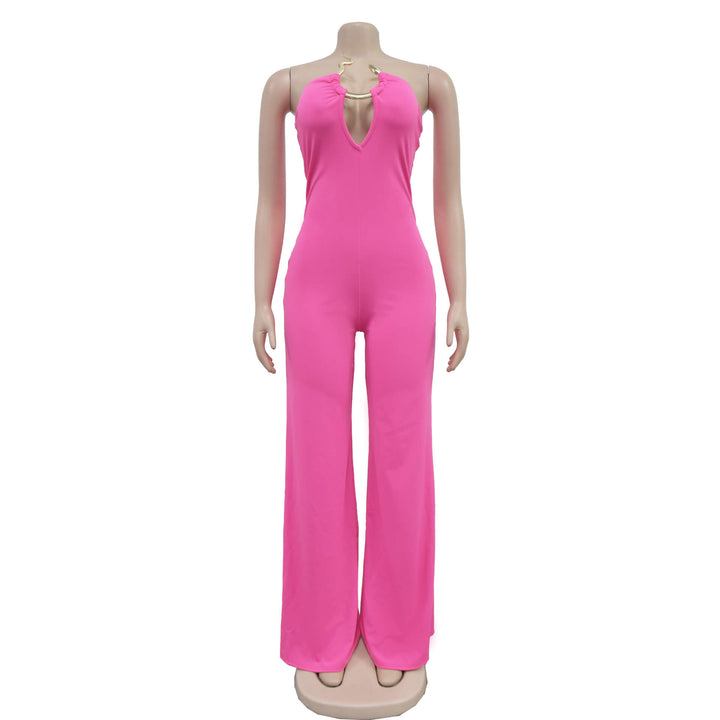 Motionkiller Strapless Wide-Leg Jumpsuit