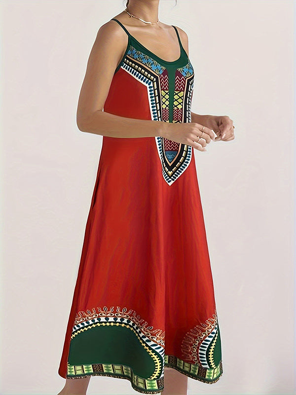 Printed Cami Dress--Clearance