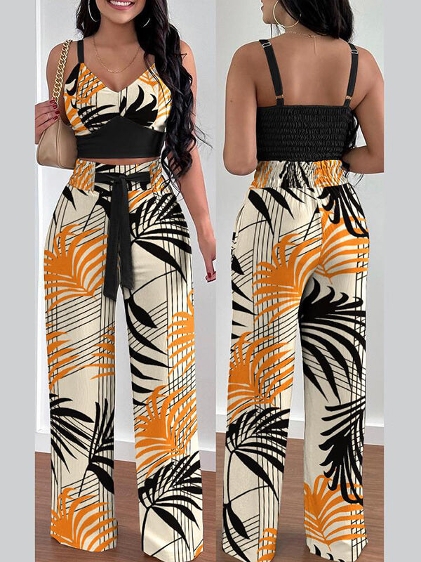 Motionkiller Printed Cami Top & Pants Set