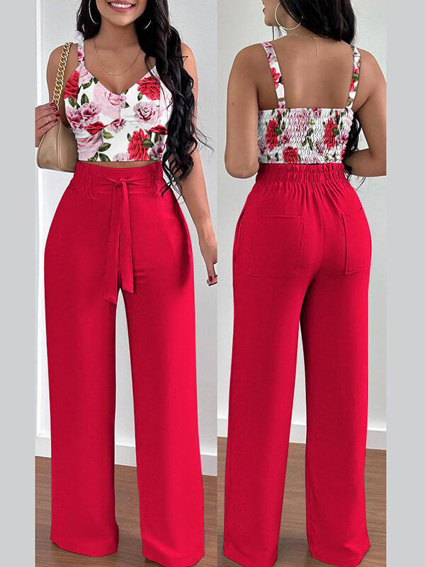 Motionkiller Printed Cami Top & Pants Set