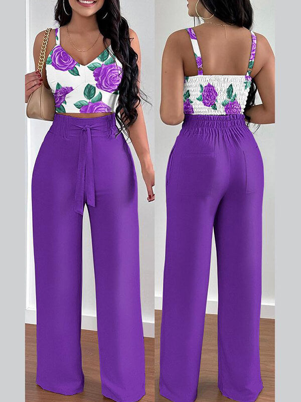 Motionkiller Printed Cami Top & Pants Set