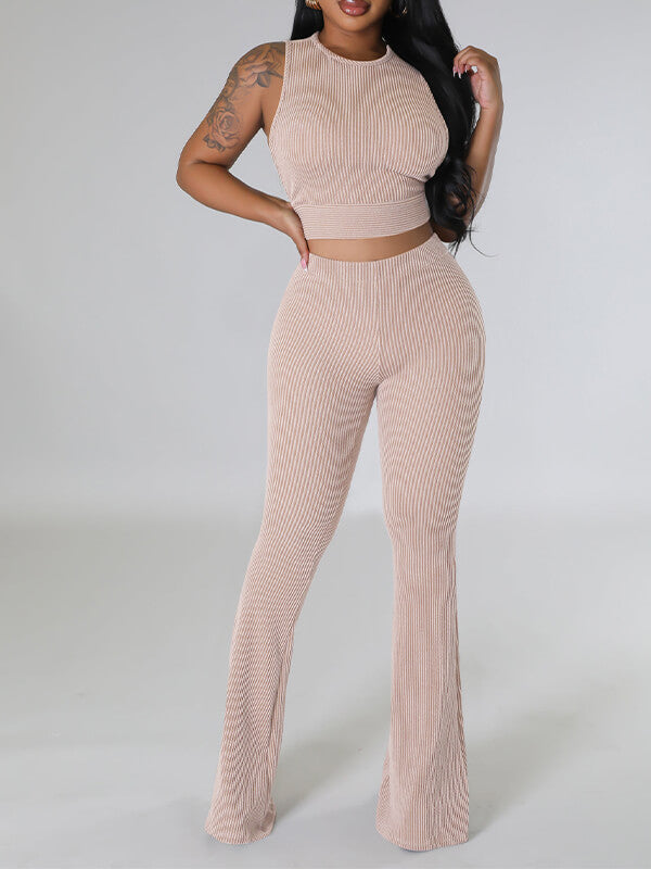 Motionkiller Ribbed Sleeveless 2PC Set