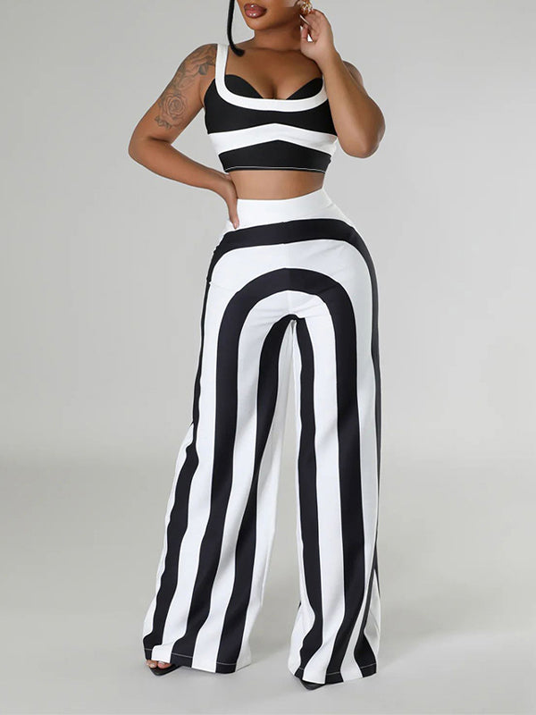 Stripe Cami Top & Pants Set--Clearance