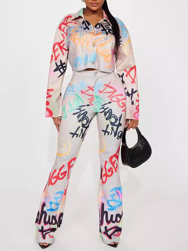 Motionkiller Printed Shirt & Pants Set