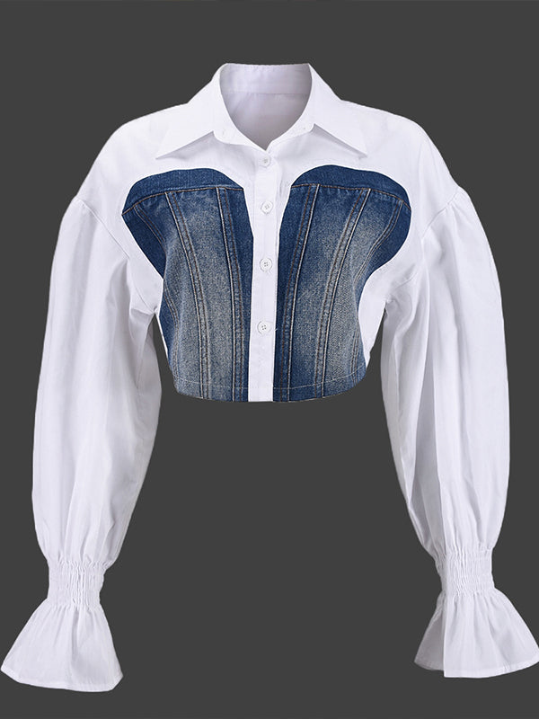 Denim Combo Shirt