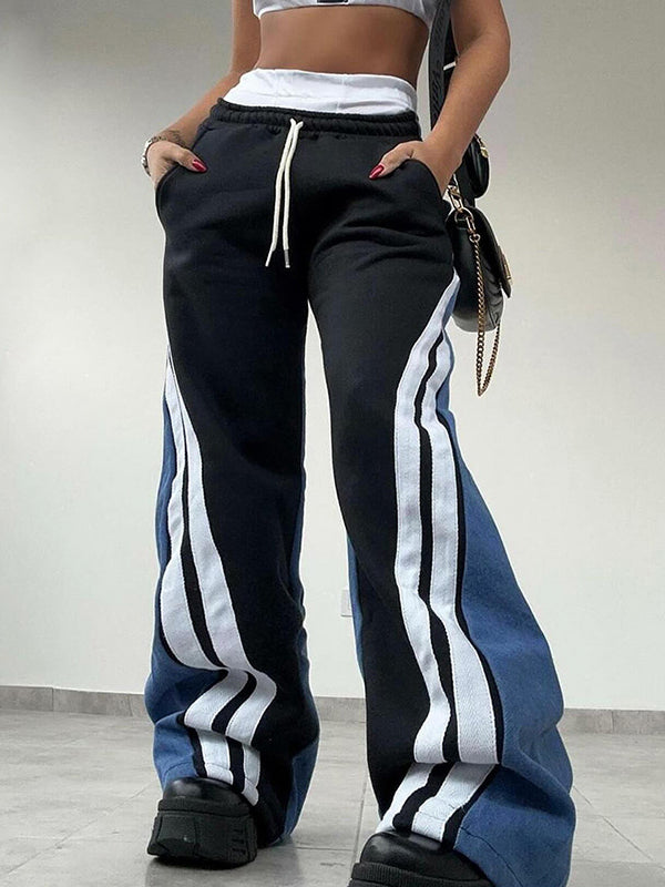 Stripe Combo Pants