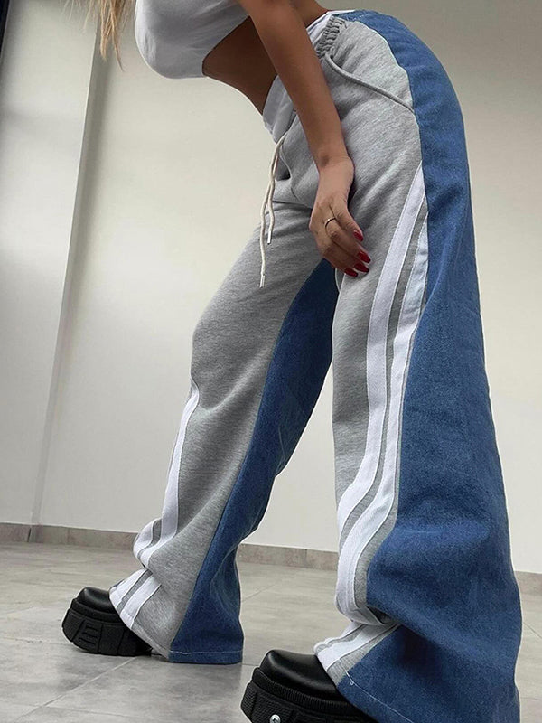 Stripe Combo Pants