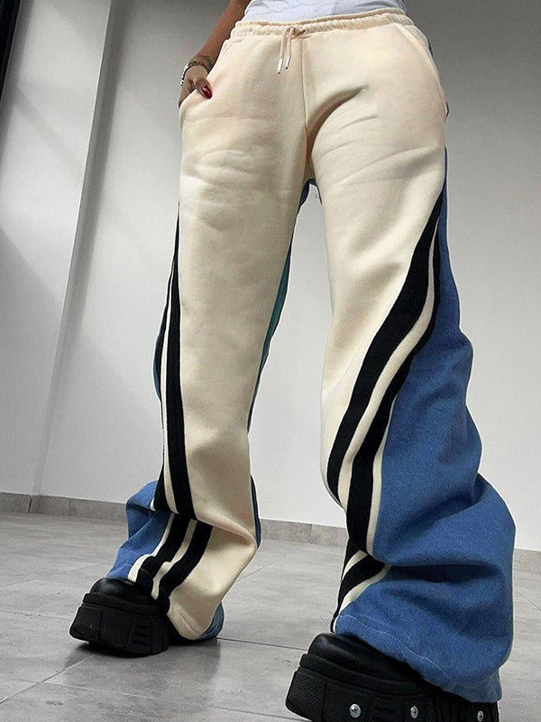 Stripe Combo Pants