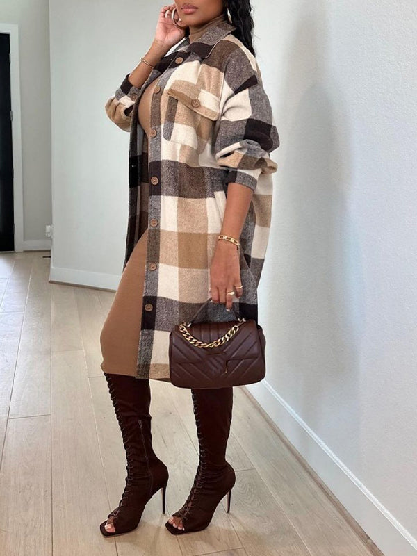 Plaid Shirt Jacket