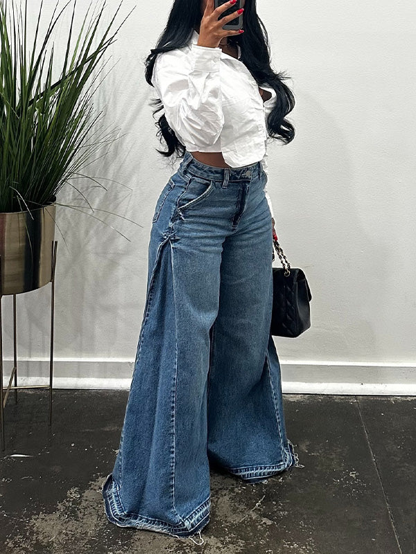 Wide Leg Jeans -- sold out