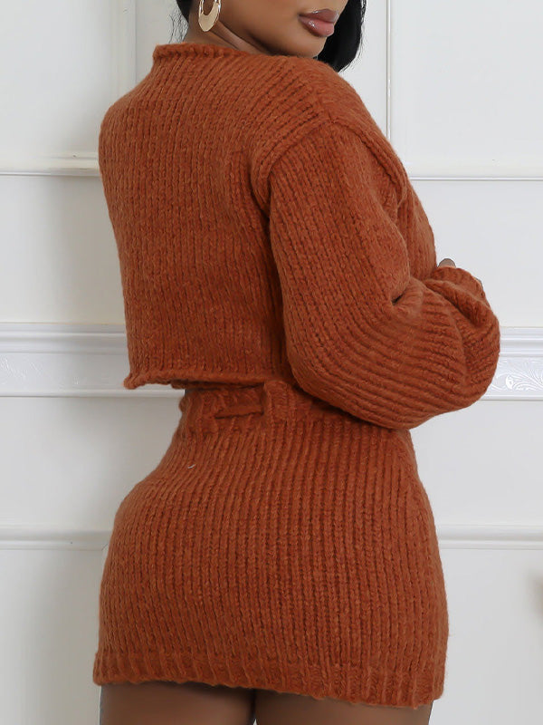 Knit Three-Piece Set