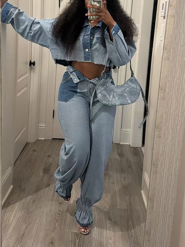 Motionkiller Denim Jacket & Jeans Set