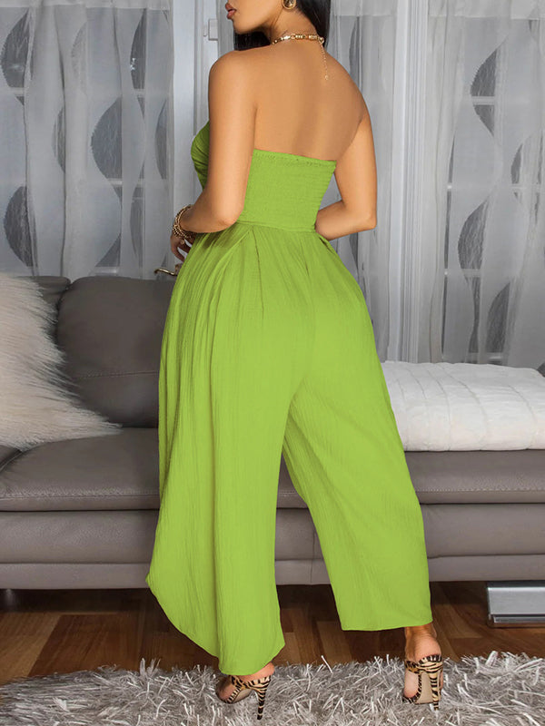 Motionkiller Strapless Tied Jumpsuit