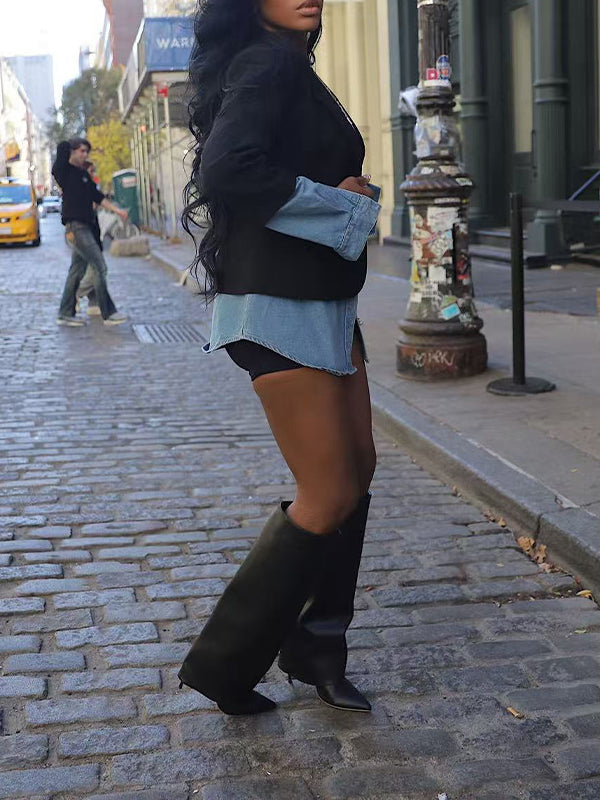 Motionkiller Denim Combo Blazer