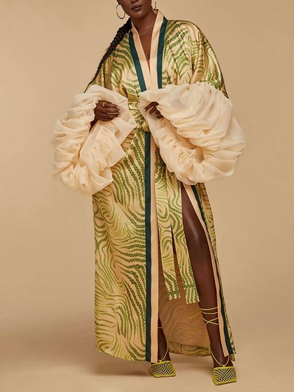 Printed Tied Kimono--Clearance