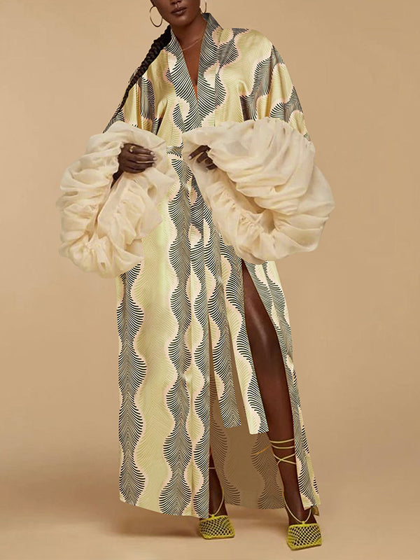 Printed Tied Kimono--Clearance