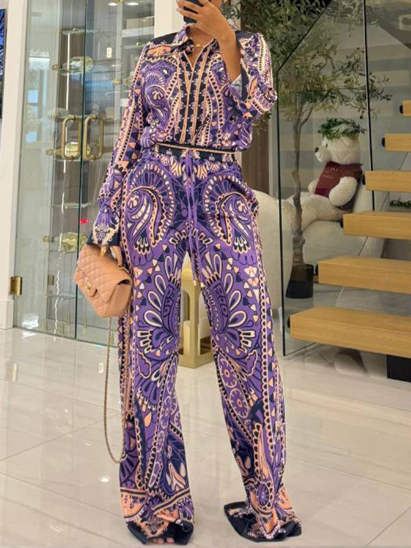 Motionkiller Printed Shirt & Pants Set