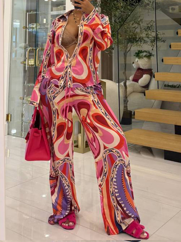 Motionkiller Printed Shirt & Pants Set