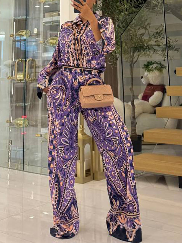 Motionkiller Printed Shirt & Pants Set