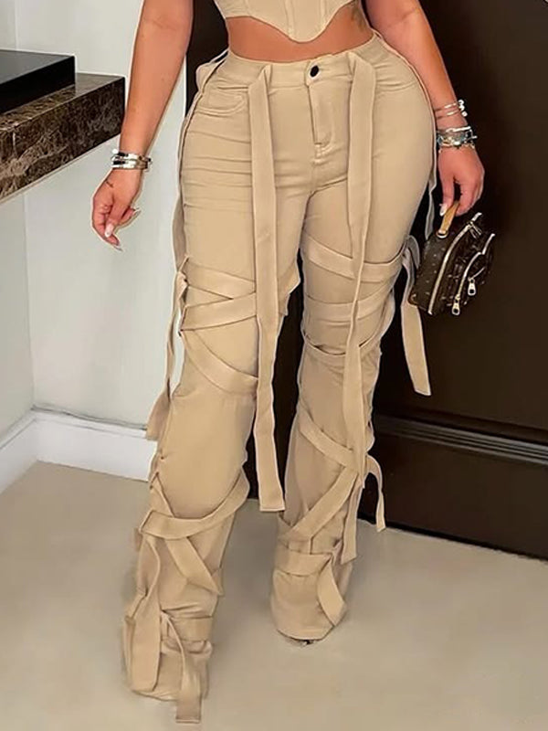 Motionkiller Solid Fringe Pants