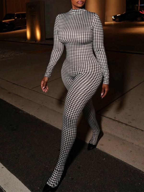 Motionkiller Printed Skinny Jumpsuit