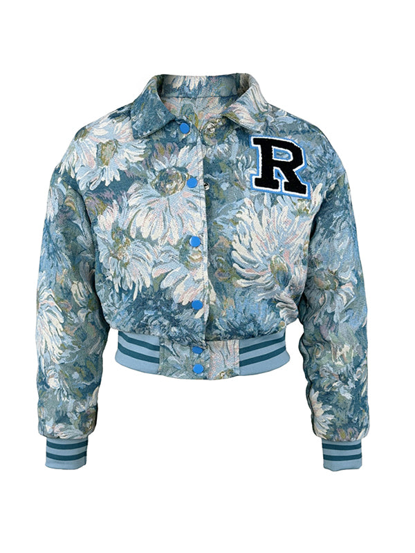 Printed Bomber Jacket