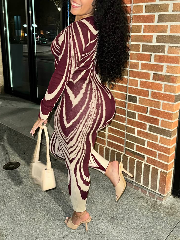 Printed Skinny Jumpsuit