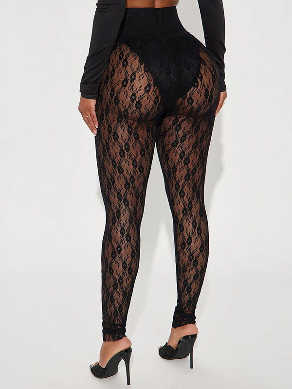 Lace Skinny Pants